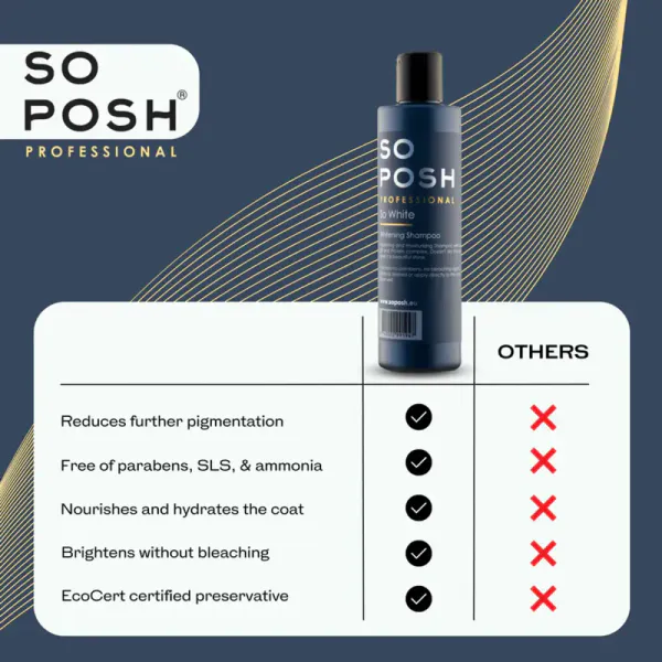 So Posh, So White whitening shampoo, 5L