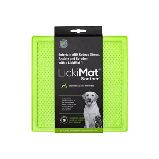 Hovedbilde LickiMat Soother Grønn 20CM