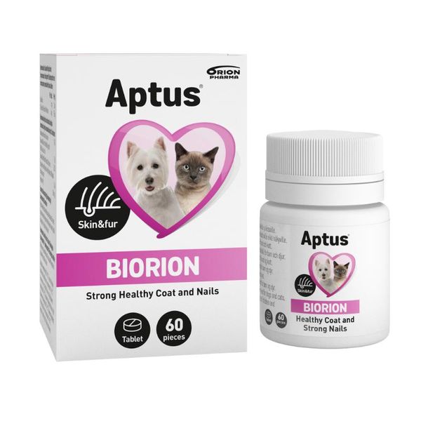 Aptus Biorion tabletter til hund og katt, 60 stk