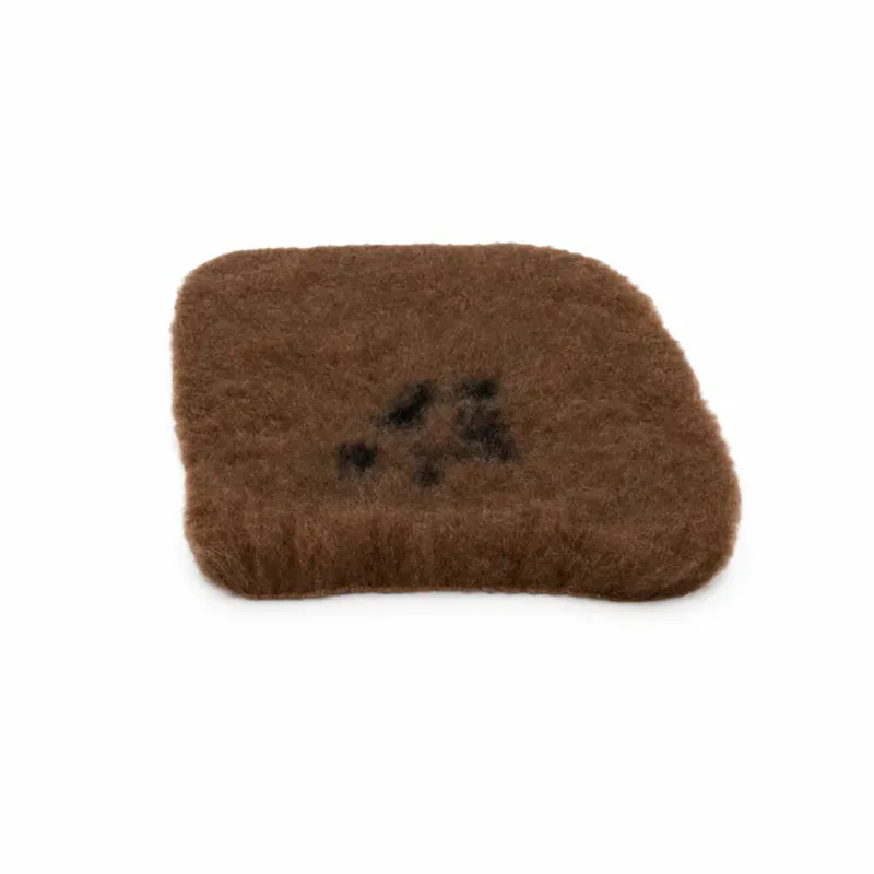 KW Vet-Bed med gummiunderlag 100x75 cm, brun